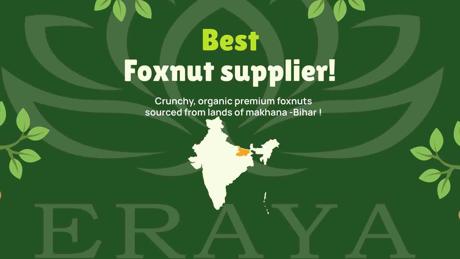 Premium organic foxnuts from Bihar, India - Crunchy, best foxnut supplier